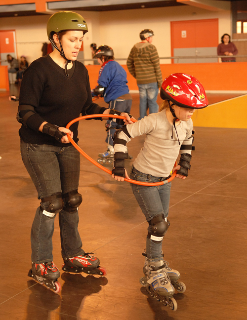 apprentissage roller des scolaires